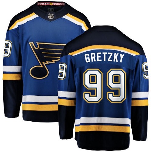 Herren St. Louis Blues Eishockey Trikot Wayne Gretzky #99 Breakaway Königsblau Fanatics Branded Heim